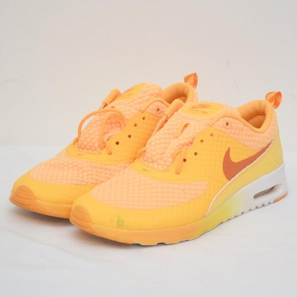 Nike Women's Yellow and Orange Trainers Pre Owned Excellent Condition - Picture 1 of 9